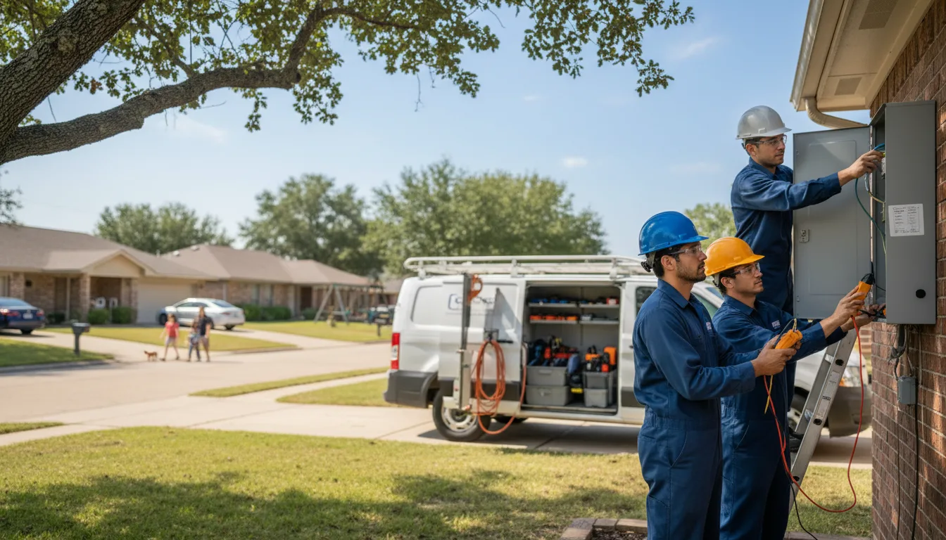 Certified electrician providing emergency electrical services in Fitzhugh, OK